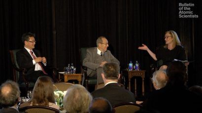 keynote conversation 2018 bulletin dinner William Perry Joseph yu Rachel bronson