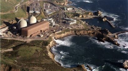 Aerial view of Diablo Canyon nuclear power plant